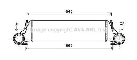 Фото 1 - ava bmw інтеркулер x5 e53 3.0d 03- ava AVA COOLING BW4421 AVA BMW Інтеркулер X5 E53 3.0d 03- AVA AVA COOLING BW4421 (фото 1)