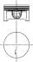 Поршень двигуна OPEL DOHC 1,6 Z16XEP 79,0 Kolbenschmidt 40388600 40388600