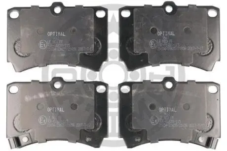 Гальмівні колодки дискові Optimal BP-09661