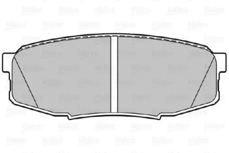 ="" Гальмівні колодки дискові TOYOTA LandCruiser200 "4,5-4,7 "R "08>> Valeo ="301340"