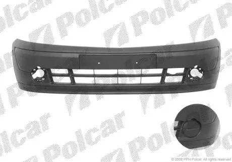 Бампер передній RENAULT KANGOO II Polcar 606107 (фото 1)