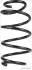 Пружина підвіски передн. Nissan Qashqai 1/Qashqai+2 1 -14 (вир-во Jakoparts) J4401016 J4401016