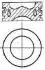 Поршень (81мм) VW - AZV,BKD,BKP,BMA,BMN,BMR,BUZ, BVD,BVE,BWV Nural 8713950000