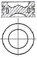 Поршень (81мм) VW - AZV,BKD,BKP,BMA,BMN,BMR,BUZ, BVD,BVE,BWV NURAL 8713950000