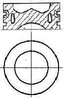 Поршень (81мм) VW - AZV,BKD,BKP,BMA,BMN,BMR,BUZ, BVD,BVE,BWV NURAL 8713950000