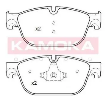 Гальмiвнi колодки дисковi KAMOKA JQ101244