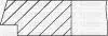 Комплект поршневих кілець (78.50/STD) (1.5/1.5/3) CITROEN Xsara Picasso 1.6 99- Yenmak 91-09362-000 (фото 3)