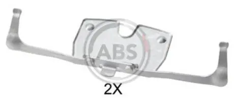 Ремкомплект гальмiвних колодок ABS A.B.S. 1851Q