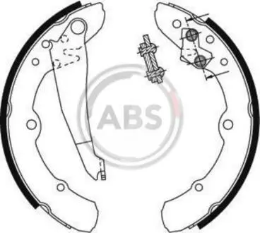 Гальмiвнi колодки барабаннi ABS A.B.S. 8773