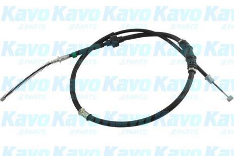 Трос стоянкового гальма (задній) (R) Mitsubishi Outlander 2.0/2.4 CRDi 03-07 (L=1580/1345mm) PARTS KAVO BHC-5617 (фото 1)