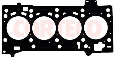 Прокладка ГБЦ VW Caddy 2.0 TDI 15-, Ø82,00mm, 1.6mm, (2 метки) CORTECO 49368111