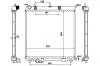 Радіатор охолодження Citroen C2/C3/Peugeot 1007/207 1.1-1.6 03- NRF 50430 (фото 5)