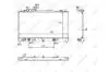 Радіатор охолодження Mazda 6 2.0 MZR 07-13 (АКПП) NRF 58561 58561