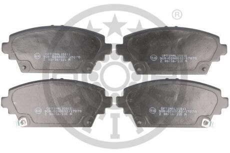 Гальмівні колодки дискові Optimal BP-10311 (фото 1)
