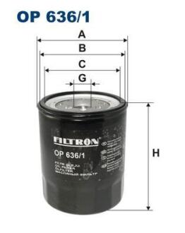 Фiльтр масляний FILTRON OP6361 (фото 1)