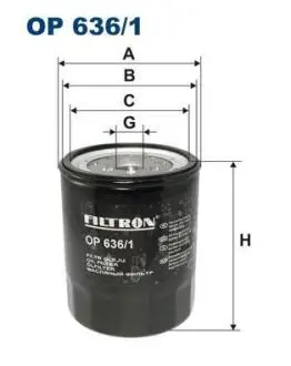 Фiльтр масляний FILTRON OP6361