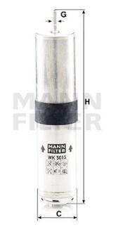 Паливний фільтр FILTER MANN WK 5015 Z