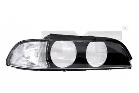 Скло фари Прав (білий поворотник) BMW 5 E39 11.95-09.00 TYC 20-0379-LA-1