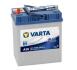 Акумулятор VARTA 12В 40Агод./330А BLUE DYNAMIC (L+ 3) 187x127x227 B00 - без монтажного фланця (пусковий) VARTA 5401270333132 5401270333132