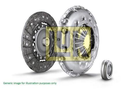 Комплект зчеплення з підшипником (230мм) AUDI A4 B8, A5 1.8 10.07-01.17 LuK 623 3605 00 (фото 1)
