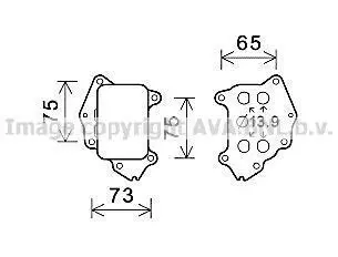 Охолоджувач оливи AVA AVA COOLING CN3309