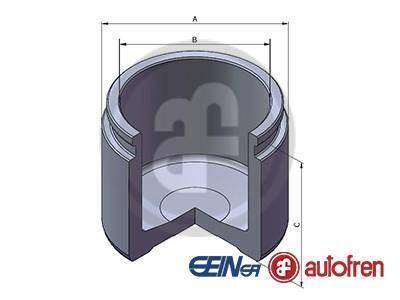 Поршень супорта пер. Yaris 05- (54x48mm) SEINSA AUTOFREN D025393 (фото 1)