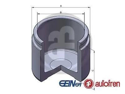 Поршень супорта пер. Yaris 05- (54x48mm) SEINSA AUTOFREN D025393 (фото 1)