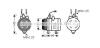 AVA CHEVROLET Компресор кондиціонера MATIZ 0.8 05-, SPARK 0.8 05-, DAEWOO DWAK079 AVA DWAK079