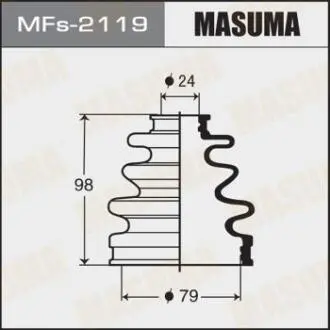 Пильовик ШРКШ (силікон) MASUMA MFS2119