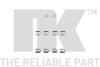 Комплект приладдя накладка дискового гальма NK 7936246 (фото 1)