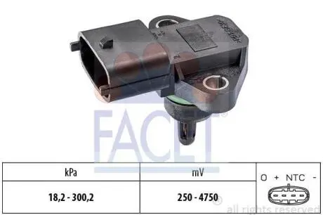Датчик тиску повітря FACET 10.3344