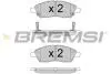 Гальмівні колодки перед. MICRA IV/NOTE/TIIDA 1.2-1.8 07- (AKEBONO) BREMSI BP3589 BP3589