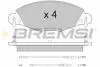 Гальмівні колодки перед. CITROEN C5 1.8-3.0 01-08 (BOSCH) Bremsi BP2937 (фото 1)