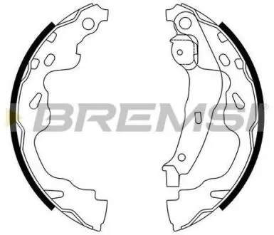 Гальмівні колодки зад. YARIS 1.0-1.5 99-05 (BOSCH) Bremsi GF0961