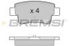 Гальмівні колодки перед. Opel Corsa 09-14 (BOSCH) BREMSI BP3228 BP3228