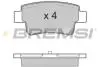 Гальмівні колодки перед. Opel Corsa 09-14 (BOSCH) BREMSI BP3228 BP3228