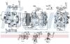 CITROEN Компресор кондиціонера C5 II 2.0, 2.2 04-, C5 III 2.0, 2.2 08- NISSENS 89362 (фото 1)
