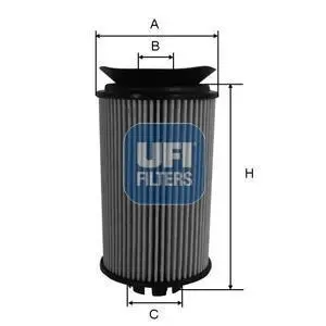 Фільтр масляний MITSUBISHI CANTER 3.0 DiTD 13- (OE) UFI 25.092.00