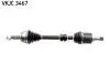 Привідний вал передн Лів 64/698мм RENAULT KADJAR 1.2/1.5D 06.15- SKF VKJC3467 VKJC3467