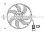 AVA OPEL Вентилятор радіатора (без дифузора) COMBO 1.3 04-, CORSA C 1.3, 1.7 03-, VAUXHALL AVA AVA COOLING OL7671 (фото 1)