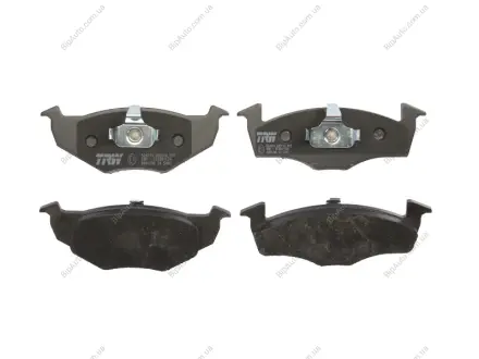 Комплект гальмівних колодок передн, SEAT CORDOBA, CORDOBA VARIO, IBIZA II, TOLEDO I VW GOLF III, LUPO I, POLO, POLO III CLASSIC, POLO/KOMBI, VENTO 1.0-1.9D 10.91-12.02 TRW GDB1306