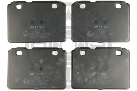 Гальмівні колодки дискові Optimal BP-09151 (фото 1)