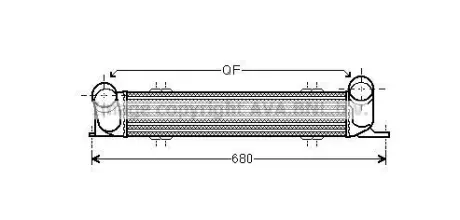 Інтеркулер AVA AVA COOLING BWA4538