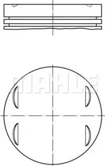 Поршень MAHLE MAHLE / KNECHT 0831302