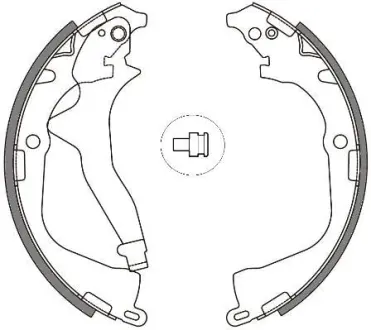VW Колодки гальмівні барабанні AMAROK 2.0 TDI 10-13 REMSA 4648.00
