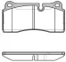 REMSA BMW Гальмівні колодки задні  3 (F30, F80) M3 14-18 0983.40 REMSA 0983.40