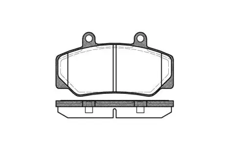 VOLVO колодки гальмівні передні 740 (744) 2.0 REMSA 0176.20 (фото 1)