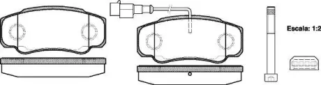 NISSAN Колодки гальмівні задн. CABSTAR 06- REMSA 0961.02 (фото 1)