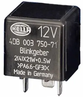 AUDI Реле поворотів BMW, CITROEN, FIAT, OPEL, LADA, HONDA, PORSCHE HELLA 4DB 003 750-711