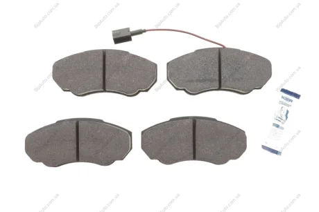 Колодки гальмівні (передні) Citroen Jumper 02-/Fiat Ducato/Peugeot Boxer 98- R15 (+датчик) ICER LM1523
